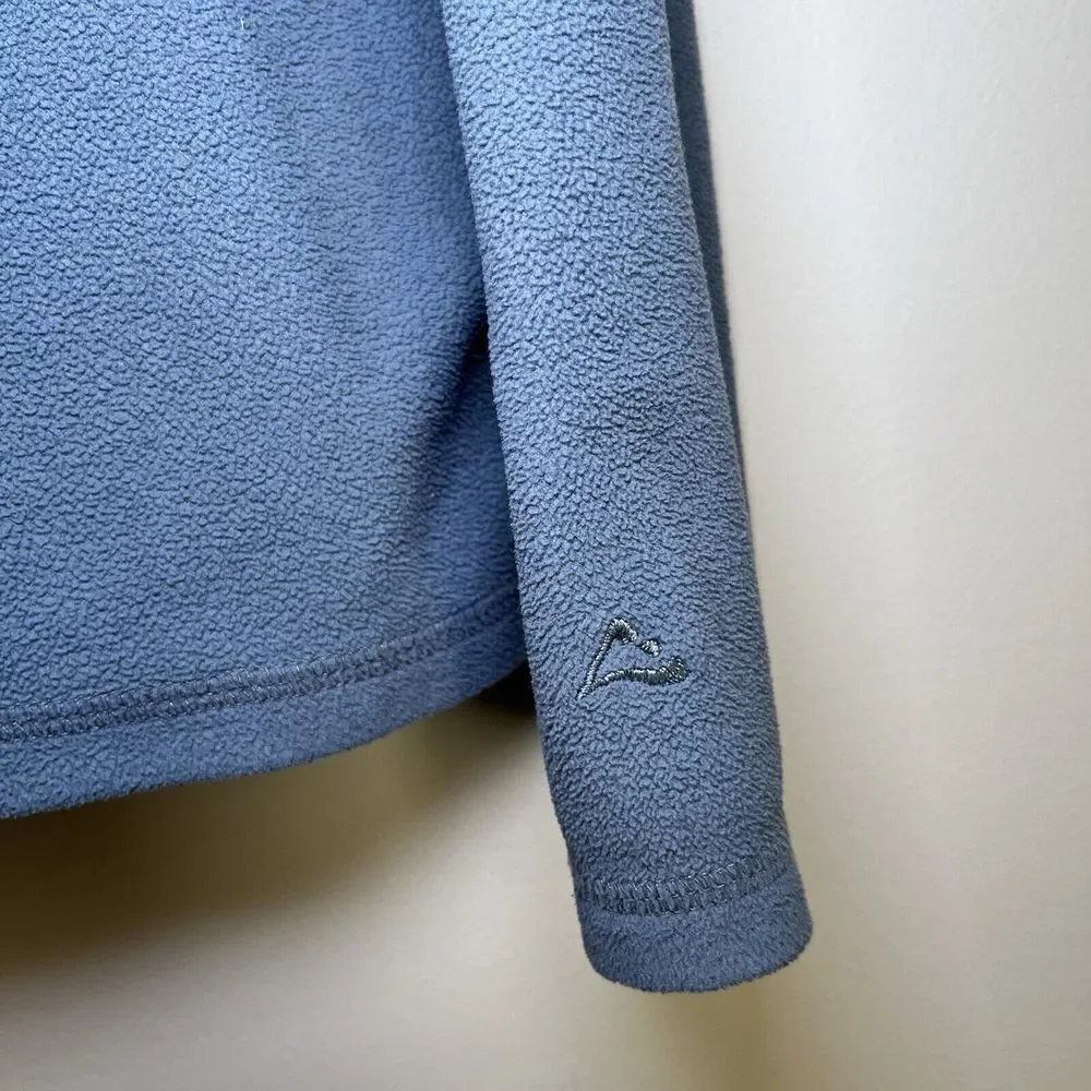 Alpine Design Youth Small (6/7) Blue 1/4‎ Zip Fleece Pull Over Sweatshirt Jacket